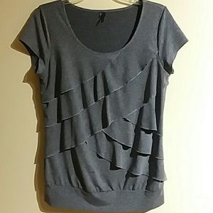 Maurices Tiered Ruffled Blouse